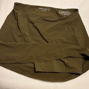 Outdoor Voices Olive Green Mini Skort